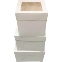 Коробка картонная для торта/десертов 30.5*30.5*20.5см