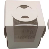 Коробка картонная для торта/десертов 13.5*13.5*15см