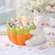 Конфетница-кашпо пасхальная "Easter" 19*15см