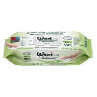 Салфетки влажные для уборки парфюм.WEWI Универсальные Белое мыло 100шт/уп