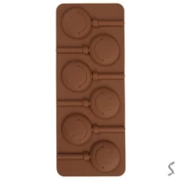 Форма силикон для леденцов 6шт/л 24.5*9.5*1.5см