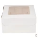 Коробка картонная для торта/десертов 16*16см