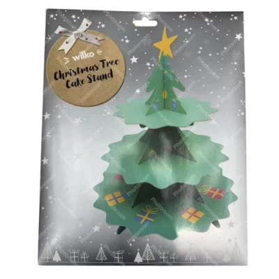 Стенд для капкейков/десертов "Christmas Tree" 3яр 26*28см Стенд для капкейков/десертов "Christmas Tree" 3яр 26*28см