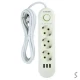 Удлинитель 2500W 3м (3р 3USB с выкл) 29*13*4.5см