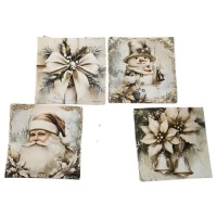 Наволочка для подушки на потайной змейке "Winter Whispers" 43*43см
