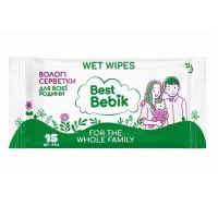 Салфетки влажные для детей Best Bebik 15 шт/уп