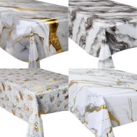 Скатерть ПВХ на тканевой основе Marble 1.0*1.37м