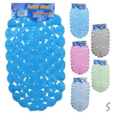 Коврик противоскользящий "Ракушки" 38*68см