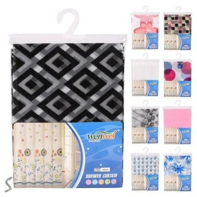 Штора в ванную 180*180см Штора в ванную 180*180см