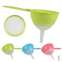 Лейка-сито трансформер пластик 22см