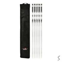 Шампуры в чехле 6шт/наб хром 60см