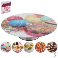 Подставка крутящаяся стекло 30см