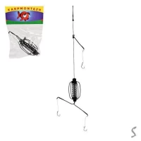 Монтаж карповый 3 крючка 25г