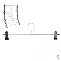 Вешалка для брюк с прищепками 