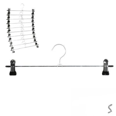 Вешалка для брюк с прищепками Вешалка для брюк с прищепками