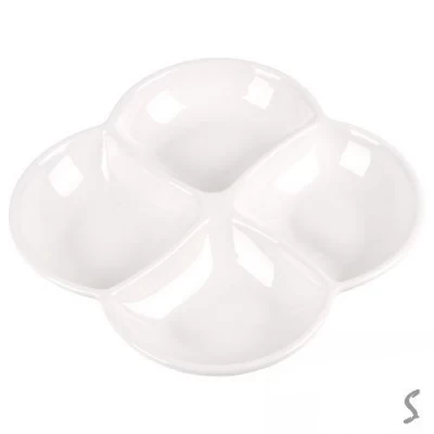 Менажница фарфор 25*25*4.5см