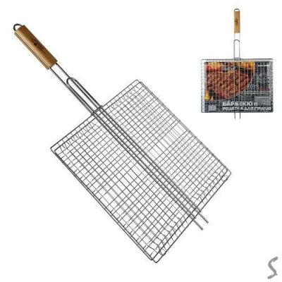 Решетка-гриль плоская средняя 58.5*40*30см
