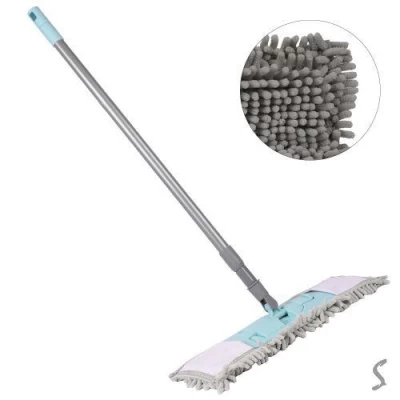 Швабра-полотер с телескопической ручкой 122*42*12см