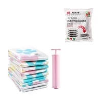 Вакуумный пакет для одежды с насосом 9пр/наб 80*100/60*80/50*70см