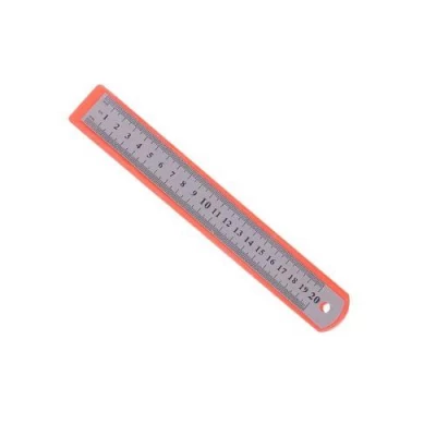 Линейка металлическая 20см