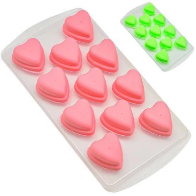 Форма для льда/шоколада/мастики "Сердечки" 21.5*11см