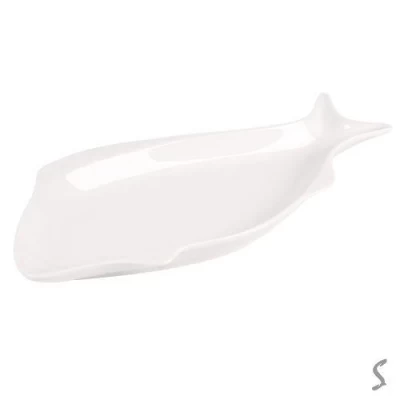 Блюдо фарфор "Рыбка" 12" (31*15*3см)