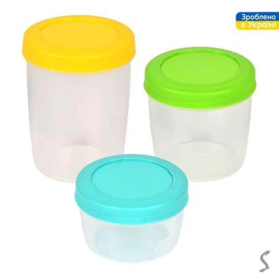 Контейнеры пищевые с резьбой 