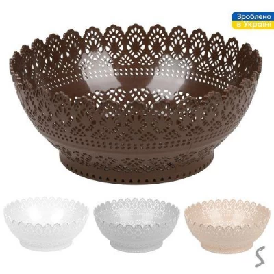 Корзинка ажурная 24.5*10см