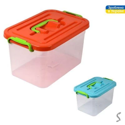 Ящик универсальный "Прозрачный" 6.3л 19*27.5*16см