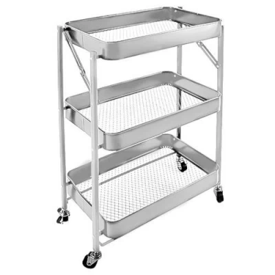 Этажерка на колесах 3яр 45*29.5*76см Этажерка на колесах 3яр 45*29.5*76см