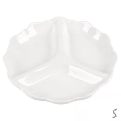 Менажница фарфоровая «Вдохновение» 8″(20.5см)