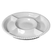 Менажница фарфор 30*30*3см