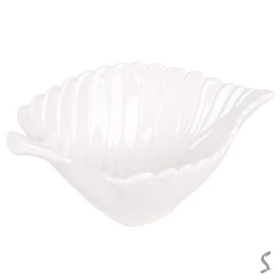 Блюдо фарфор "Лист" 8.75"(22.5см)