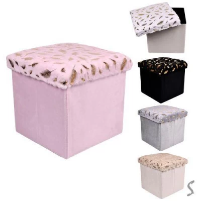 Тумба-пуф складной "Plush" 35*35*35см