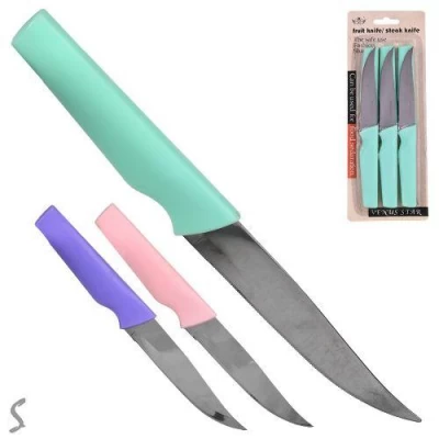 Нож кухонный 6шт/наб 20см