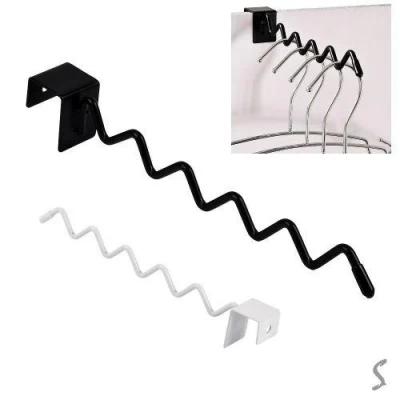 Вешалка-органайзер на двери для тремпелей 23*3.5см Вешалка-органайзер на двери для тремпелей 23*3.5см