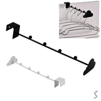 Вешалка-органайзер на двери для тремпелей 27*4см Вешалка-органайзер на двери для тремпелей 27*4см