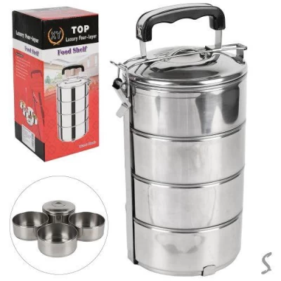 Контейнер пищевой SS 4шт/наб 14*23см