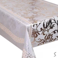 Клеенка ПВХ с принтом на ткан.основе тиснение Марсель 1.37*20м