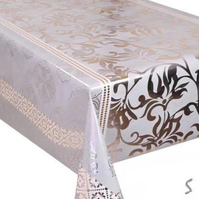 Клеенка ПВХ с принтом на ткан.основе тиснение Марсель 1.37*20м Клеенка ПВХ с принтом на ткан.основе тиснение Марсель 1.37*20м