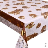 Клеенка ПВХ с тиснением на ткан.основе Holiday 1.37*20м