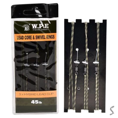 Поводок карповый металл 3шт/уп 45LB