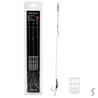 Поводок карповый с бойловым стопором 3шт/уп №6