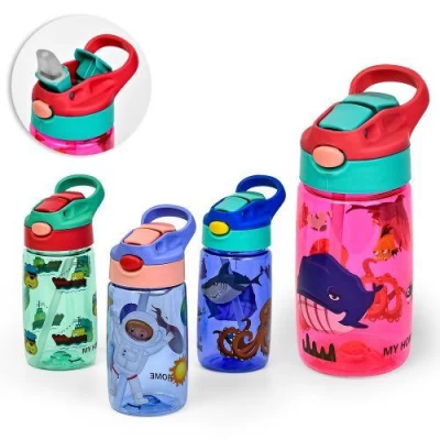 Бутылка-поилка детская с трубочкой "My Home" 450мл