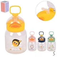 Бутылка-поилка детская с трубочкой 300мл