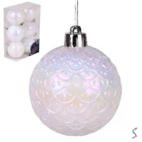 Елочные шарики 6см 6шт/наб Елочные шарики 6см 6шт/наб