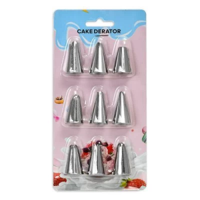 Насадки для кондитерского шприца/мешка 9пр/наб 9*18см