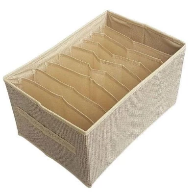 Коробка-органайзер для хранения белья 7отд 36*25*20см