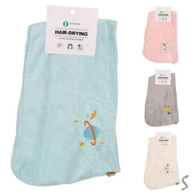 Полотенце-чалма для сушки волос 23*63см