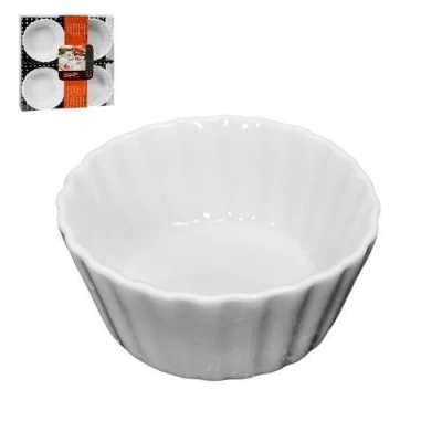 Соусницы фарфор 4шт/наб 16*16*4см